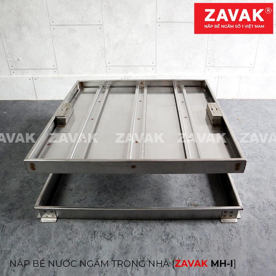Nắp đậy bể nước ngầm Mh-i60 6 Nắp bể nước ngầm inox Zavak MHI60. Nắp âm sàn KT gạch lát 60x60cm