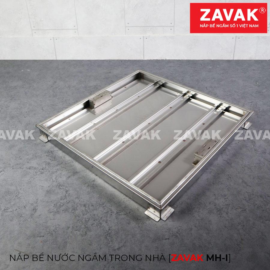 Nắp đậy bể nước ngầm Mh-i60 8 Nắp bể nước ngầm âm sàn inox Zavak MHI60. KT nắp 60x60cm