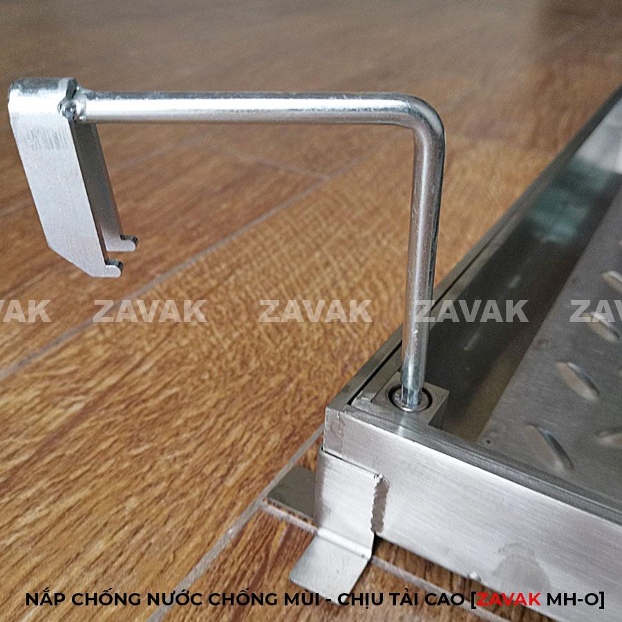 Nắp bể ngầm chịu tải cao Mh-O90 6 Tay nâng nắp bể nước ngầm inox, nắp hố ga inox Zavak MH-O