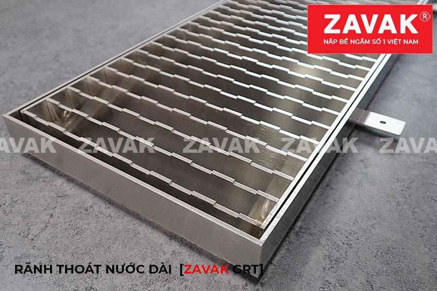 Mương rãnh thoát nước GRT-40 2 Mương Rãnh thoát nước tầng hầm, mương thu thoát nước gara inox Zavak grating