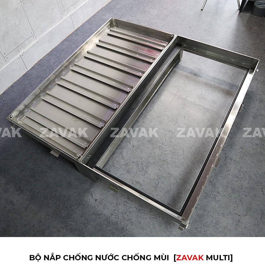 Bộ nắp bể cân bằng hồ bơi chống nước 3 Bộ nắp bể inox Zavak kích thước lớn, Nắp bể cân bằng hồ bơi, nắp bể kỹ thuật, nắp bể cá koi