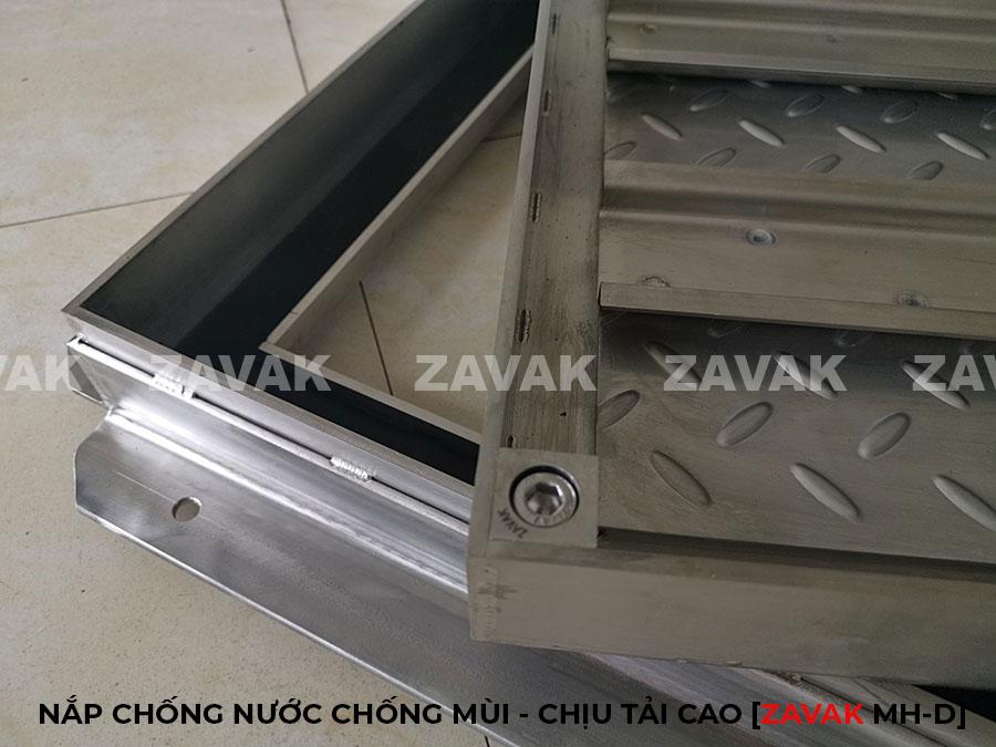 Nắp bể ngầm chịu tải Mh-D100 10 nắp thăm bể nước, nắp bể ngầm âm sàn inox, nắp hố ga inox chống nước chống mùi chịu tải cao ZAVAK MHD