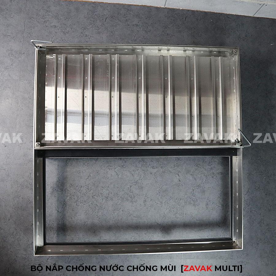 Bộ nắp bể cân bằng hồ bơi chống nước 1 Bộ nắp bể inox Zavak kích thước lớn, Nắp bể cân bằng hồ bơi, nắp bể kỹ thuật, nắp bể cá koi
