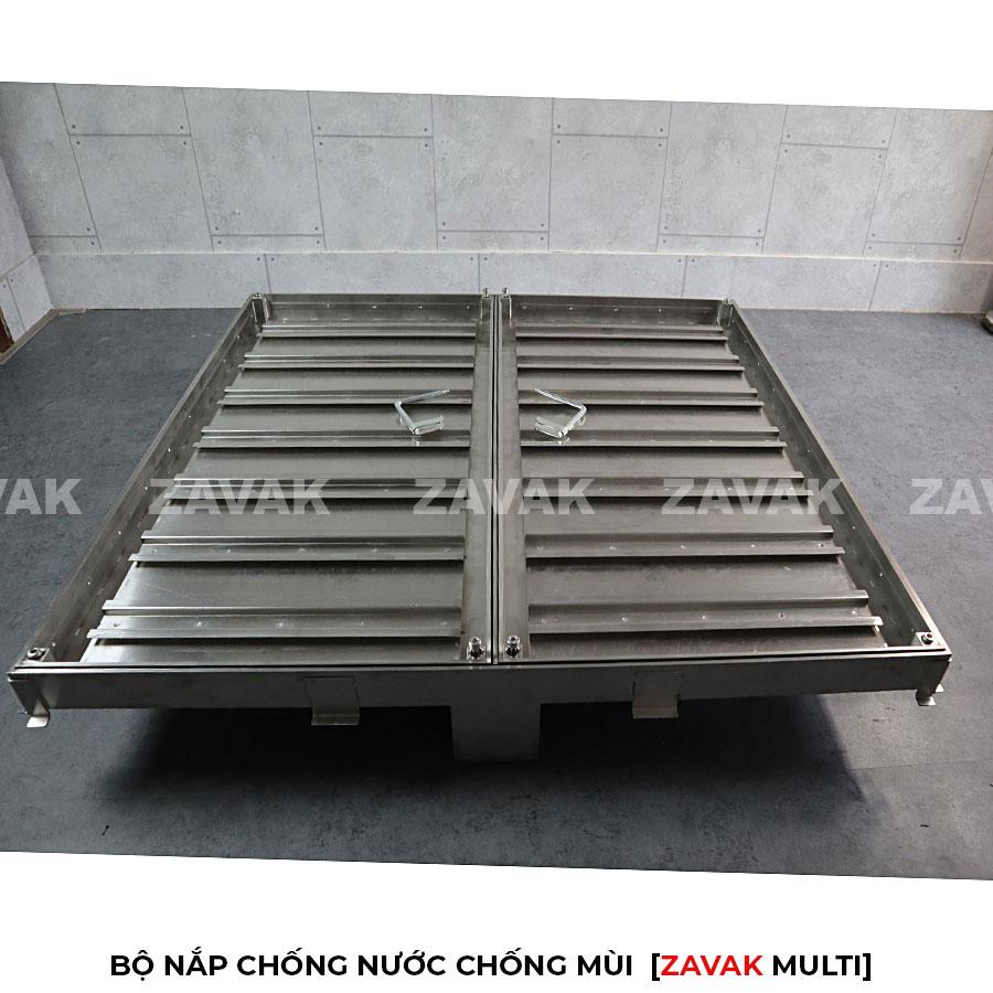 Bộ nắp bể kỹ thuật 3 Bộ nắp bể inox Zavak kích thước lớn, Nắp bể cân bằng hồ bơi, nắp bể kỹ thuật, nắp bể cá koi