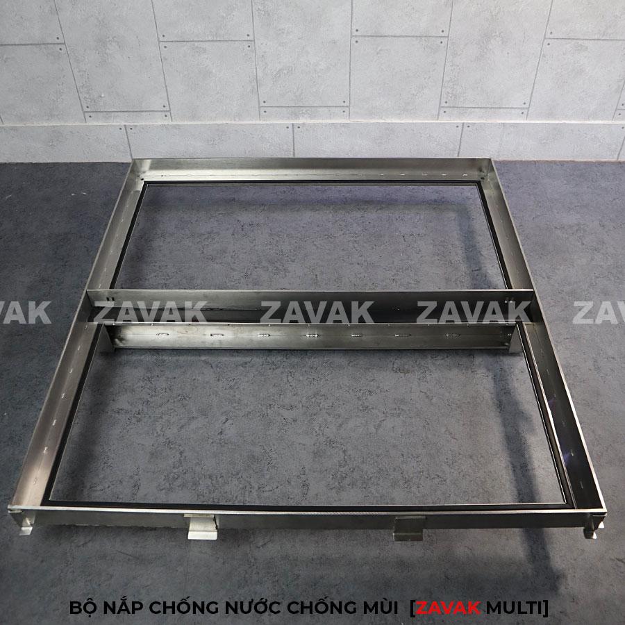 Bộ nắp bể kỹ thuật 2 Bộ nắp bể inox Zavak kích thước lớn, Nắp bể cân bằng hồ bơi, nắp bể kỹ thuật, nắp bể cá koi