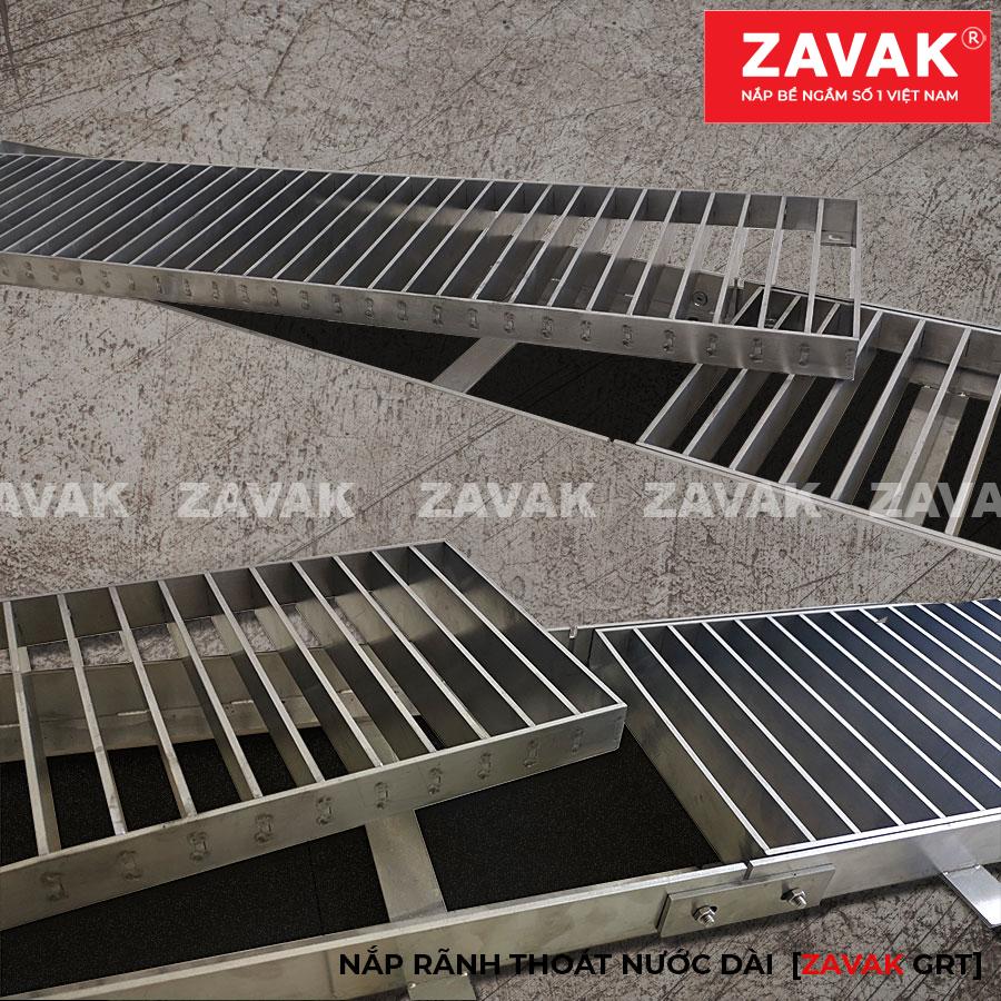 Mương rãnh thoát nước GRT-40 7 Rãnh thoát nước tầng hầm, mương thu thoát nước gara inox Zavak grating