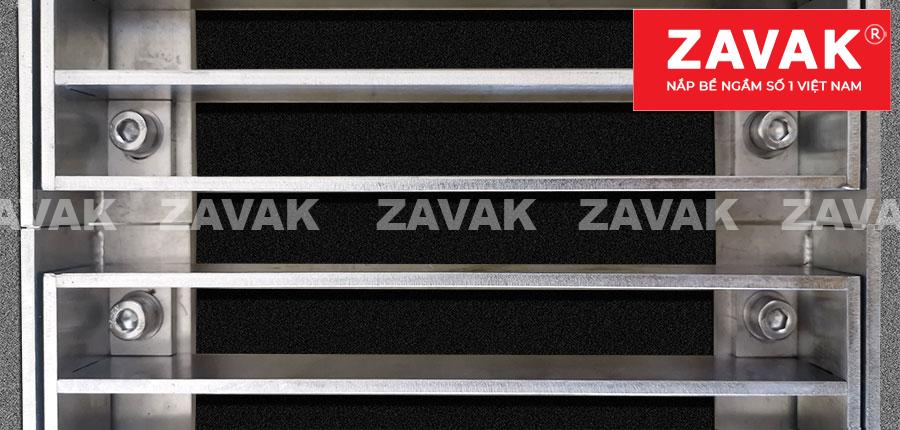 Mương rãnh thoát nước GRT-40 10 Rãnh thoát nước tầng hầm, mương thu thoát nước gara inox Zavak grating