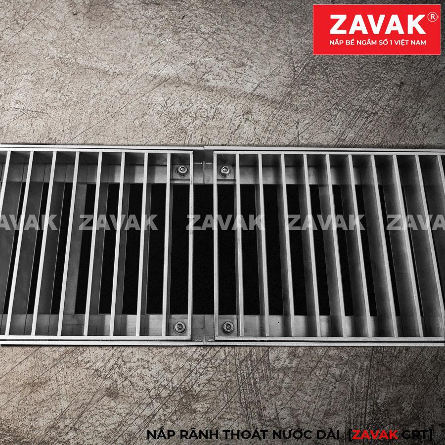Mương rãnh thoát nước GRT-40 9 Rãnh thoát nước tầng hầm, mương thu thoát nước gara inox Zavak grating