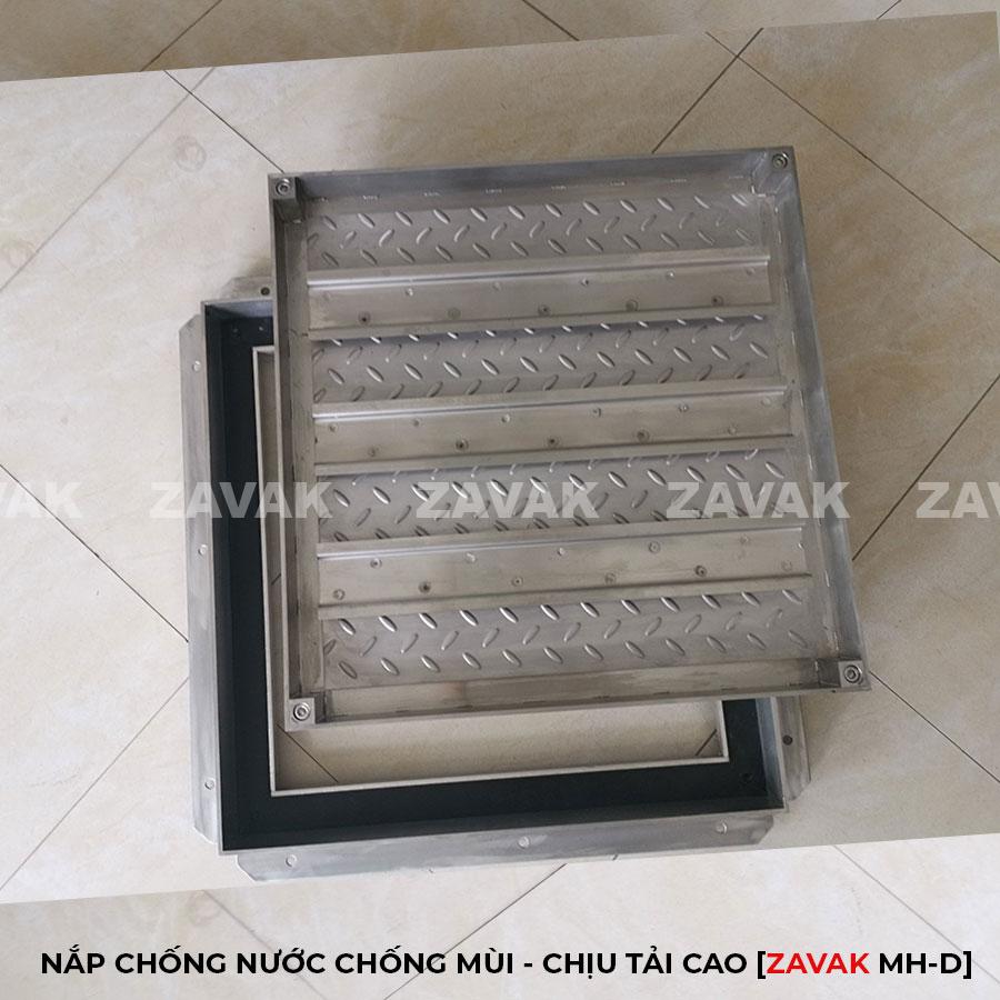 Nắp bể ngầm chịu tải Mh-D100 5 nắp thăm bể nước, nắp bể ngầm âm sàn inox, nắp hố ga inox chống nước chống mùi chịu tải cao ZAVAK MHD
