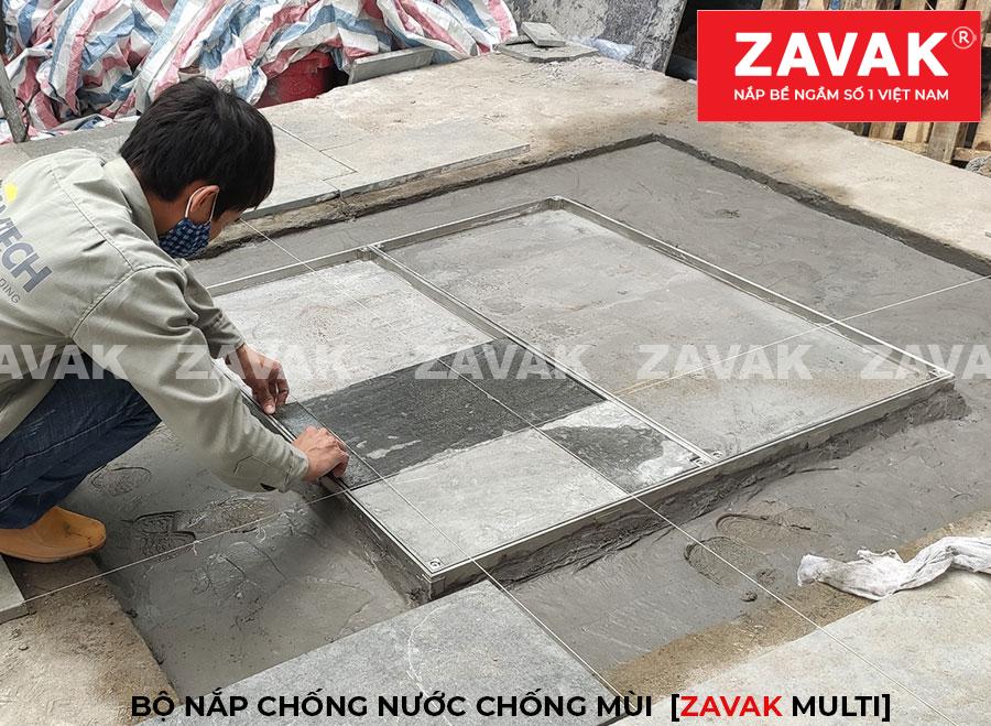 Bộ nắp bể kỹ thuật 11 Bộ nắp bể inox Zavak kích thước lớn, Nắp bể cân bằng hồ bơi, nắp bể kỹ thuật, nắp bể cá koi