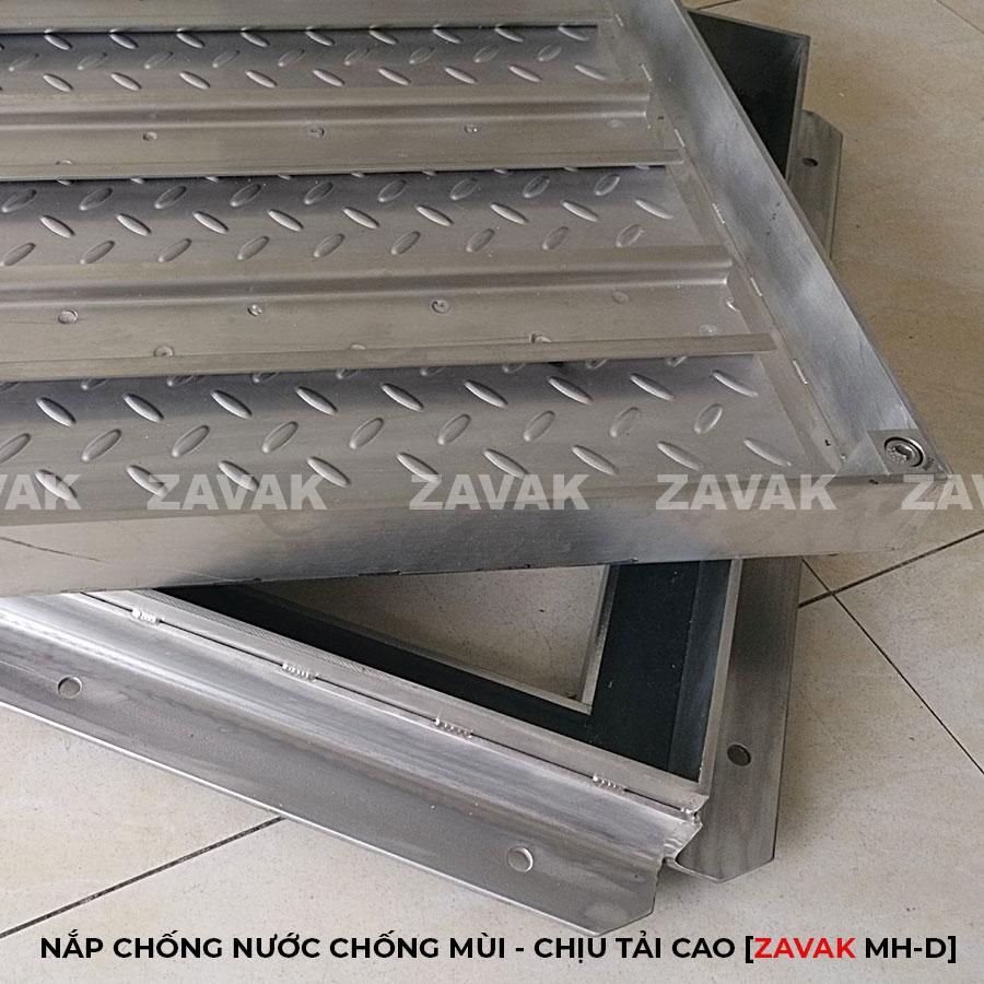 Nắp bể ngầm chịu tải Mh-D100 3 nắp thăm bể nước, nắp bể ngầm âm sàn inox, nắp hố ga inox chống nước chống mùi chịu tải cao ZAVAK MHD
