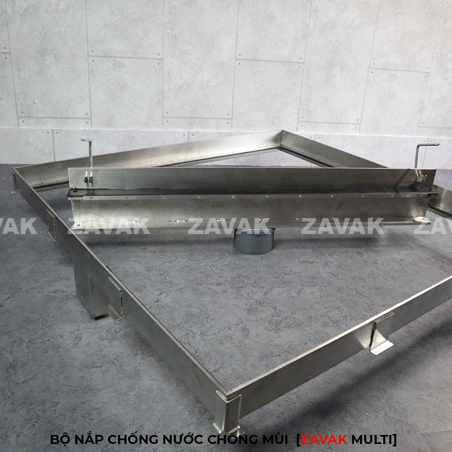 Bộ nắp bể kỹ thuật 1 Bộ nắp bể inox Zavak kích thước lớn, Nắp bể cân bằng hồ bơi, nắp bể kỹ thuật, nắp bể cá koi