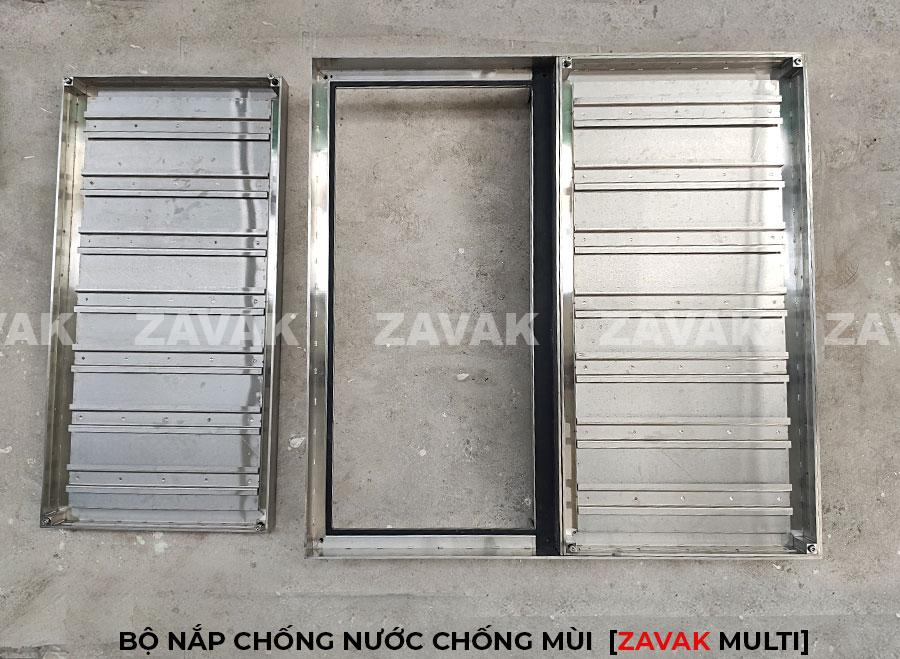 Bộ nắp bể kỹ thuật 9 Bộ nắp bể inox Zavak kích thước lớn, Nắp bể cân bằng hồ bơi, nắp bể kỹ thuật, nắp bể cá koi