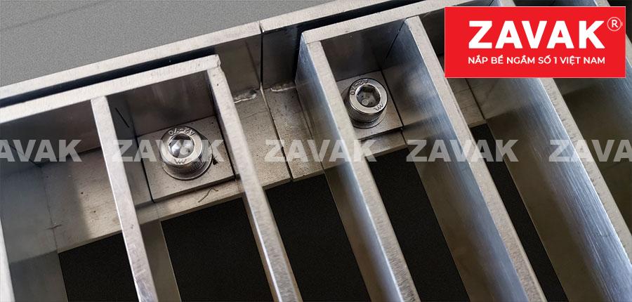 Mương rãnh thoát nước GRT-40 8 Rãnh thoát nước tầng hầm, mương thu thoát nước gara inox Zavak grating