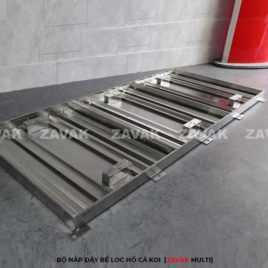 Bộ nắp bể lọc hồ cá koi 1 Bộ nắp bể lọc hồ cá koi inox 304 chống gỉ ZAVAK Multi