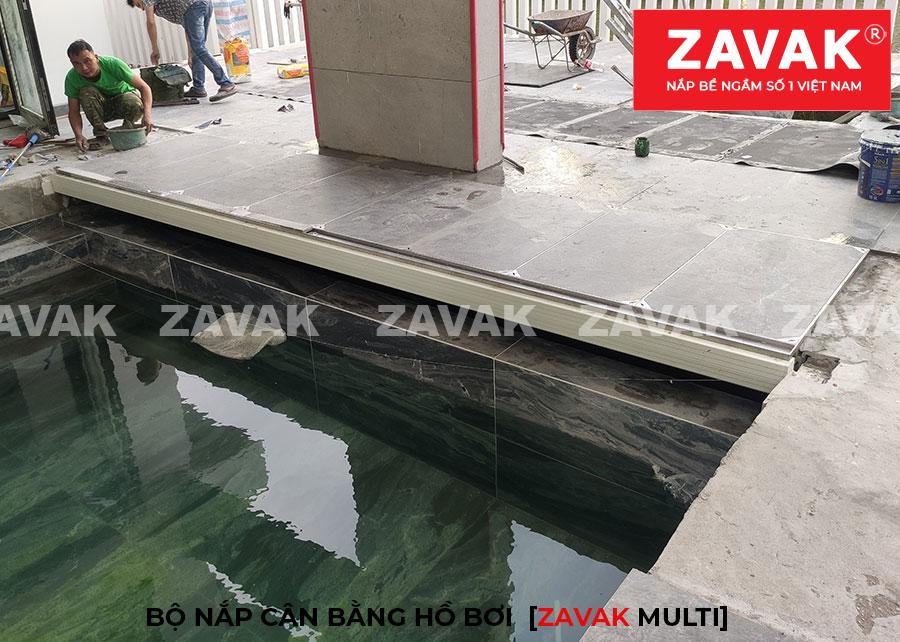 Bộ nắp bể cân bằng hồ bơi 3 Nắp bể cân bằng hồ bơi nắp bể lọc hồ bơi bằng inox 304 Nắp kích thước lớn ZAVAK Multi