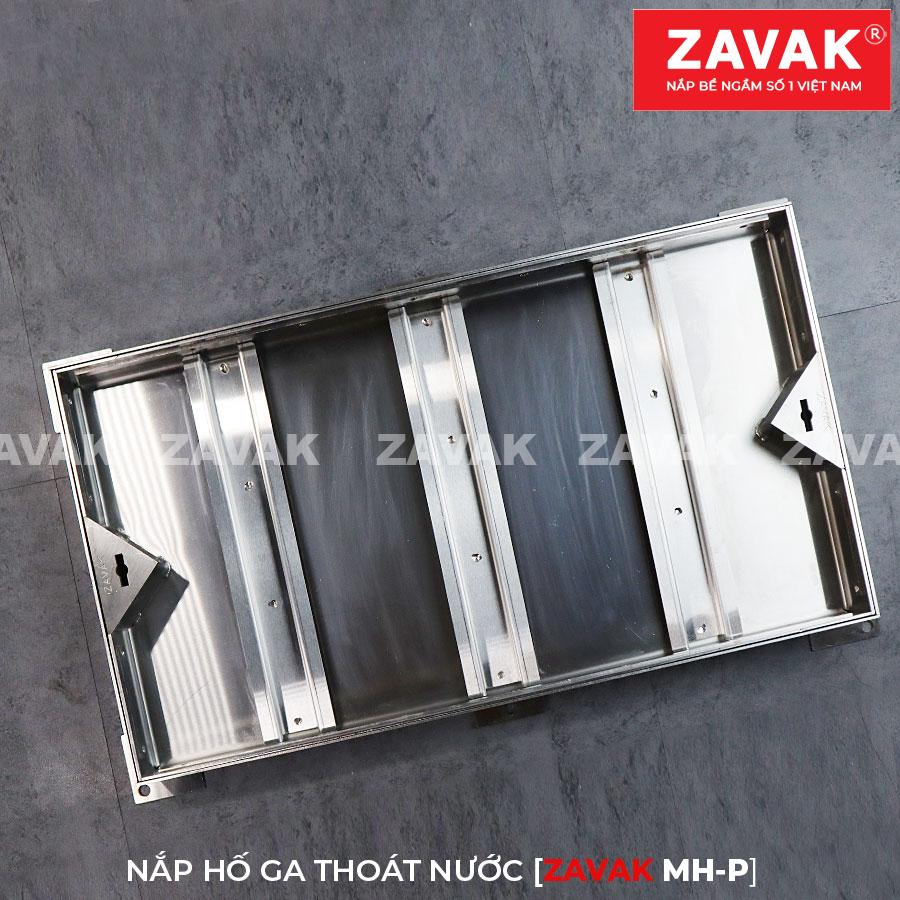 Nắp hố ga thoát nước Mh-p40x60 4 nắp hố ,ga âm sàn inox ZavakNắp hố ga thoát nước, hố ga thoát nước mưa, nắp hố ga chống hôi, hố ga thu nước,