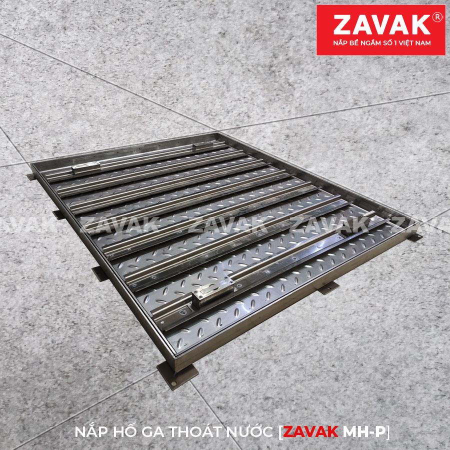 Nắp hố ga thoát nước Mh-p90x100 3 nắp hố ,ga âm sàn inox ZavakNắp hố ga thoát nước, hố ga thoát nước mưa, nắp hố ga chống hôi, hố ga thu nước,