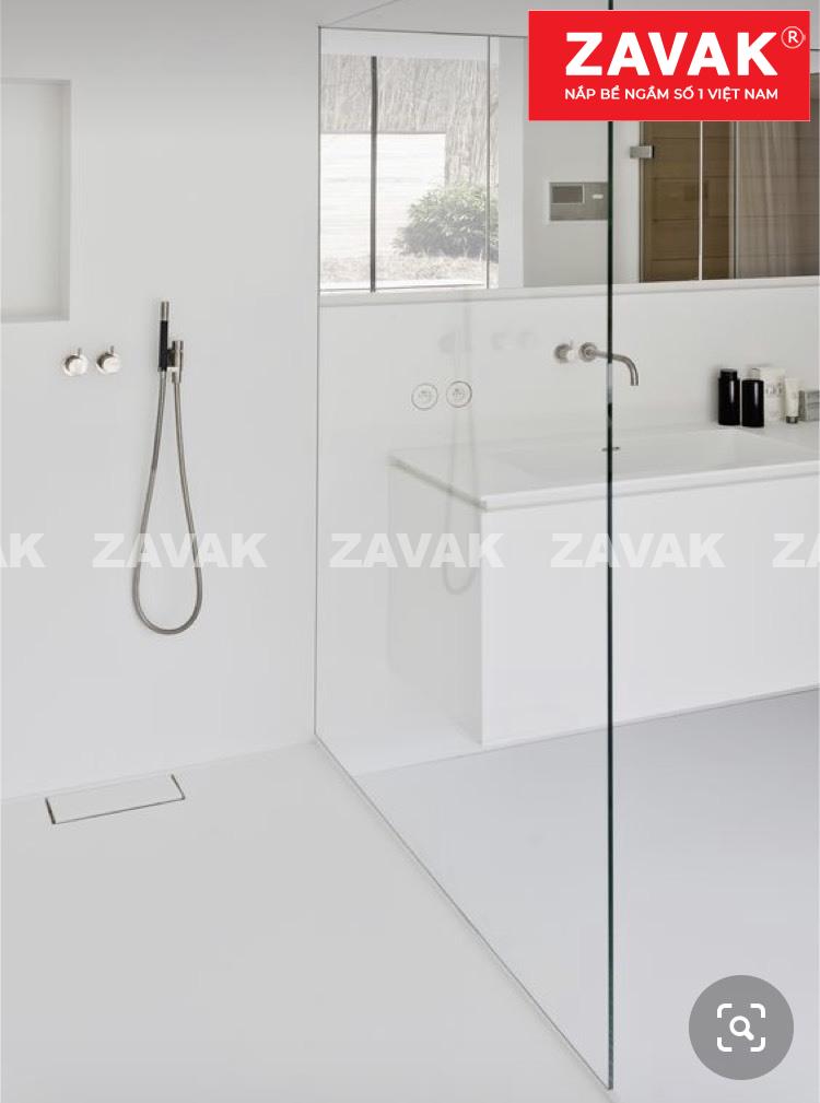 Nẹp vách kính inox NK-26*1000 4 nẹp vách kính inox zavak, vách kính nhà tắm, vách kính cầu thang