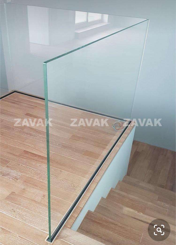 Nẹp vách kính inox NK-26*1000 2 nẹp vách kính inox zavak, vách kính nhà tắm, vách kính cầu thang